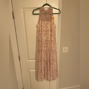 Midi Halter Tie Dress - S - NWT